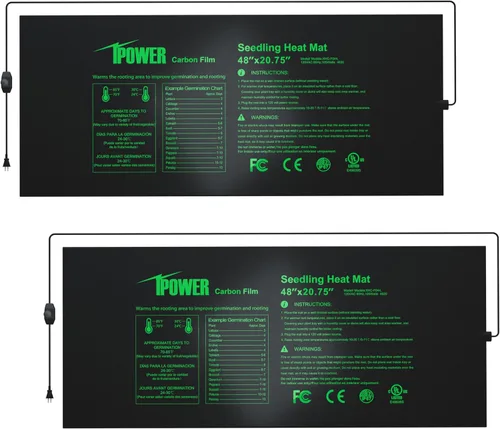 Vista 12 de iPower Alfombrilla térmica duradera e impermeable para plántulas, almohadilla hidropónica cálida para un inicio eficiente de semillas, uso