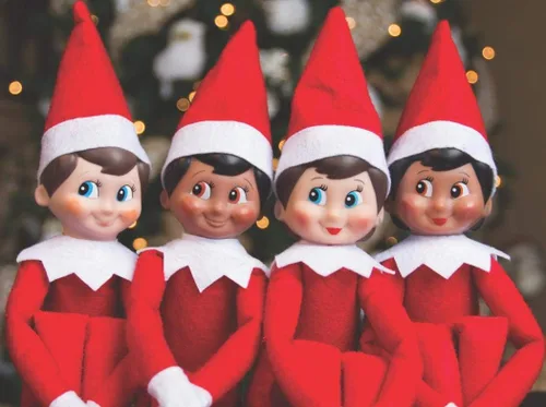 Vista 4 de The Elf on the Shelf: Una tradición navideña con Blue Eyed Girl North Pole Pixie-Elf Box Set Plus Bonus un DVD de Elf Story