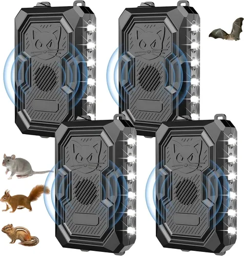 Vista 9 de Repelente ultrasónico de roedores a pilas para motores de automóviles