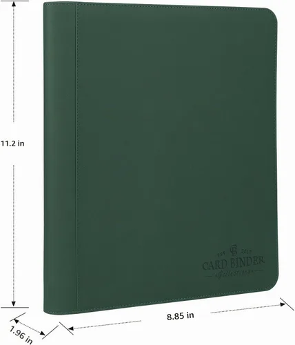 Vista 2 de Carpeta Toploader CARDBINDER, Estuches Duros Toploader, Fundas de 4 Bolsillos para hasta 128 Tarjetas. Carpeta de Tarjetas Toploader con Fundas