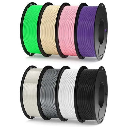 Vista 15 de ELEGOO Paquete de filamento PLA Plus negro 10KG, filamento para impresora 3D PLA+ resistente de 1.75mm precisión dimensional +/- 0.02mm, paquete