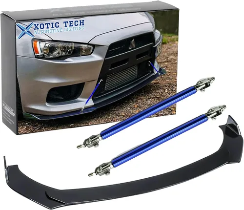 Vista 22 de x xotic tech Labio Universal para Parachoques Delantero Alerón de Barbilla Divisor Difusor Protector de Ala Moldura Kit de Carrocería de Coche