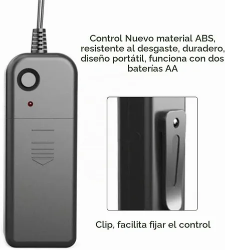Vista 4 de 4 luces para casco de motocicleta, luz de señal de conducción nocturna, luz EL, 3 modos de luz LED para casco, kit de accesorios de decoración