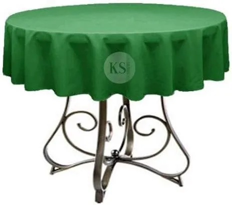 Vista 26 de Mantel redondo de poliéster de 72 pulgadas, disponible en más de 45 colores, ideal para restaurantes y superposiciones versátiles de eventos, elige