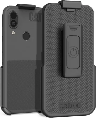 Vista 2 de BELTRON Funda para CAT S62, resistente soporte giratorio para cinturón compatible con Caterpillar CAT S62 Pro Rugged Smartphone