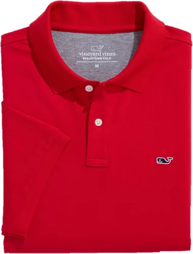 Vista 23 de Vineyard Vines Polo de piqué Edgartown para hombre Albaricoque