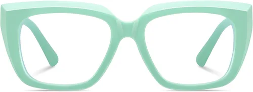 Vista 9 de Square Blue Light Blocking Glasses for Women Men Retro Style Computer TV Eyeglasses