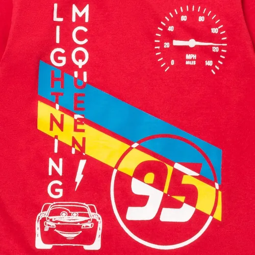 Vista 4 de Disney Toy Story Cars - Paquete de 2 camisetas de manga larga con diseño de Mickey Mouse, tamaño infantil a niño grande (12 meses - 18-20)