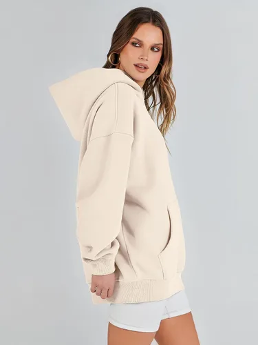 Vista 6 de ANRABESS Womens Oversized Hoodies Fleece Sweatshirts Long Sleeve Hooded Pullover Winter Clothes with Pocket