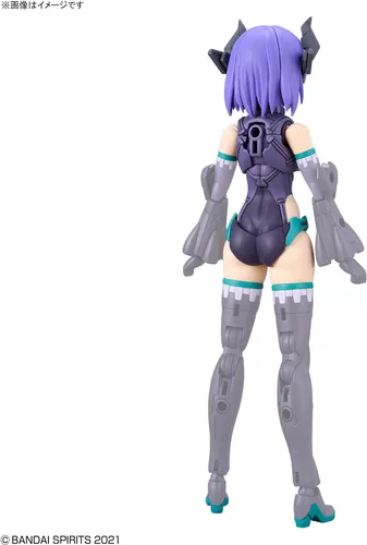 Vista 9 de Bandai Hobby - 30 Minute Sisters - #07 Option Parts Set 7 (Evil Costume) [Color A] 30 MS Model Kit