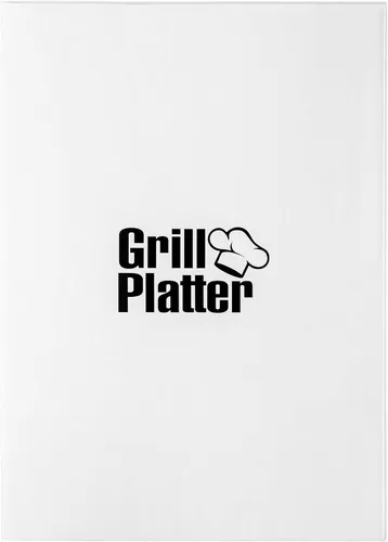 Vista 7 de R HORSE Plato de Parrilla para Papá Regalo Papá BBQ Bandeja de Servir Plato Platos Blancos Ovalados Platos de Servir Abuelo Papá Navidad Año Nuevo