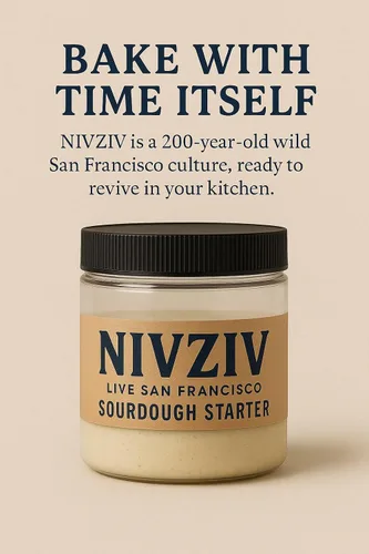 Vista 2 de Iniciador de masa madre de San Francisco de 200 años de antigüedad, auténtica cultura de levadura silvestre, aumento picante y confiable, iniciador