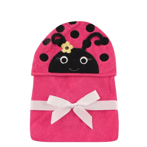 Vista 31 de Hudson Baby Toalla con capucha unisex de algodón con cara de animal para bebé, cocodrilo, talla única