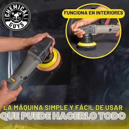 Vista 11 de Chemical Guys BUF503 TORQX Random Orbital Polisher (Safe for Cars, Trucks, SUVs, & More) 700W, Orbit 8mm, 4.7 lb Lightweight Car Polisher for safe