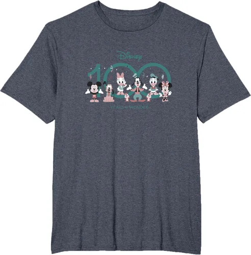 Vista 24 de Disney 100 Years of Wonder Mickey & Pals Muted Cute D100 Camiseta, Negro