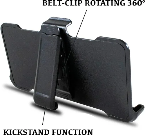 Vista 3 de [Paquete de 2] Funda de repuesto para iPhone 13 Mini (5.4 pulgadas) con clip para cinturón compatible con Otterbox Defender Series Case