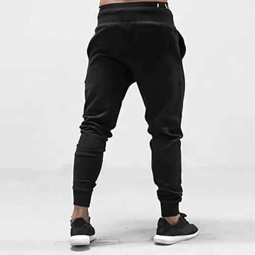 Vista 3 de Pantalones deportivos para hombre, pantalones de verano, pantalones casuales, overoles rectos para hombre, con múltiples bolsillos, pantalones