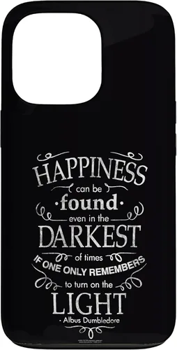 Vista 10 de Harry Potter Funda con cita de felicidad para iPhone 17
