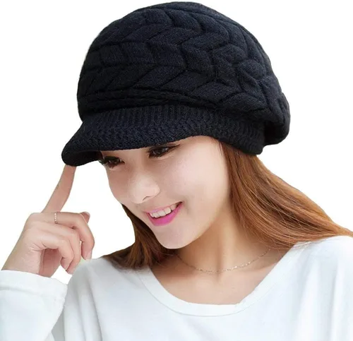 Vista 6 de Vpang - Gorro de lana para mujer, diseño de invierno