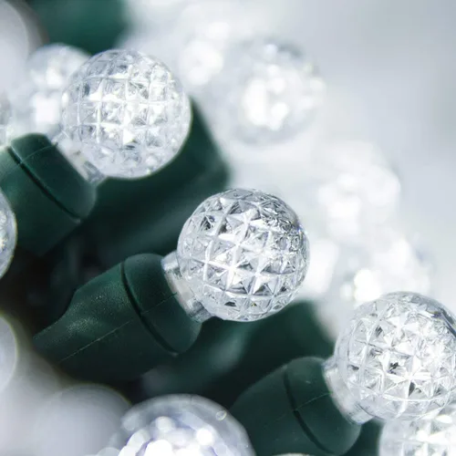 Vista 12 de Wintergreen Lighting Guirnalda de luces LED color frambuesa de 24 pies, color dorado