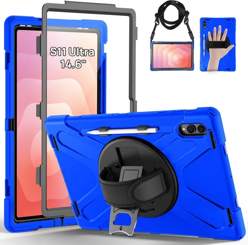 Vista 29 de Gerutek Funda para Samsung Galaxy Tab S6 Lite de 10.4 pulgadas 2024/2022/2020, funda protectora de cuerpo completo con protector de pantalla