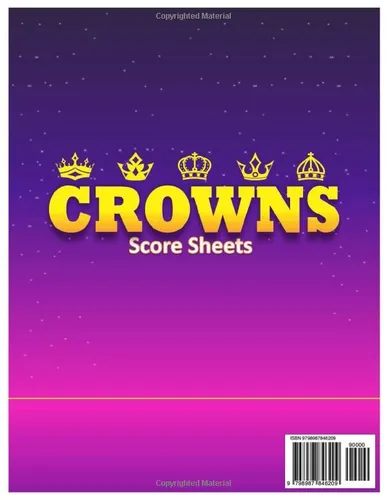 Vista 2 de Crowns Score Sheets 100+ Pages