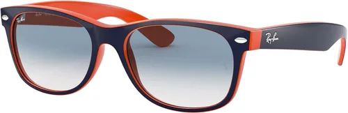 Vista 2 de Ray-Ban RB2132 Nuevas Gafas de sol cuadradas Wayfarer Gradient Azul sobre naranja/azul degradado claro