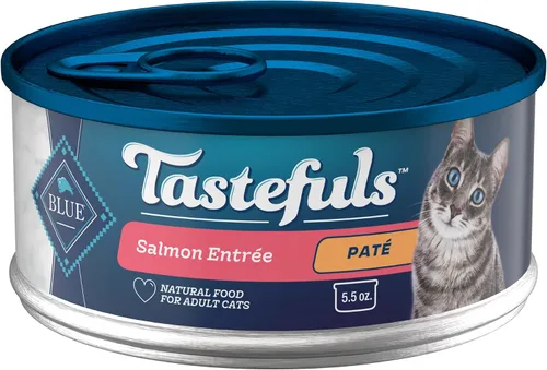 Vista 26 de Blue Buffalo Tastefuls Natural Pate - Comida húmeda natural para gatos, ternera, latas de 5.5 onzas (24 unidades) La carne de res real es lo