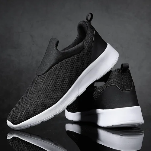 Vista 7 de JWSVBF Tenis para fascitis plantar para mujer, de malla de punto, sandalias para fascitis plantar, zapatos casuales con lazos, unisex, a la moda