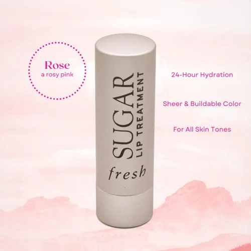 Vista 2 de Fresh Tratamiento de labios de azúcar - Tratamiento de labios rosa para mujeres 0.15 oz