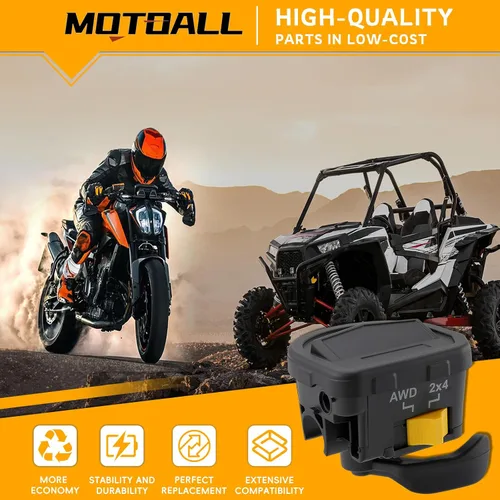 Vista 2 de MOTOALL Palanca de acelerador de pulgar para Polaris Scrambler 400 Magnum Sportsman 500 2010202