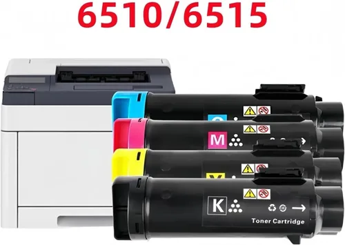 Vista 2 de Color Toner Cartridge, Compatible for Xerox Phaser 6510，Compatible for WorkCentre 6515 Printers N DN DNI Extra(A Set)