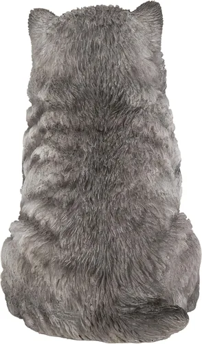 Vista 5 de HI-LINE Regalo Malamute - Estatua sentada para cachorros, color marrón