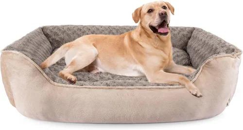 Vista 15 de JOEJOY - Cama rectangular para perros grandes, medianos y pequeños - Cama de sofá ortopédica lavable, suave y transpirable para cachorros