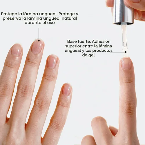 Vista 3 de KUPA GelFinity - Capa base de gel, enlace adhesivo superior para esmalte de uñas de larga duración, base profesional de inmersión UV/LED, 0.5 onzas