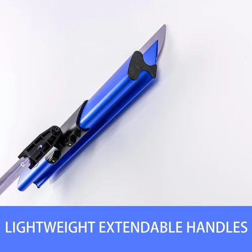 Vista 3 de Herramientas para yeso Cuchilla para yeso con mango extensible - 7", 10" 14" 16" y 24" Cuchillas de aluminio extruido Acero inoxidable 301