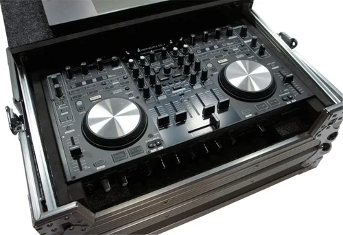 Vista 4 de Harmony Audio HCDNMC6000LT Flight Glide - Funda para portátil y DJ compatible con Denon DN-MC6000 MKII