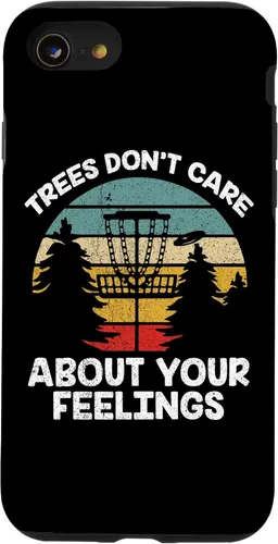 Vista 8 de Funda para iPhone 12 mini Trees Dont Care About Your Feelings Disc Golf Player Case