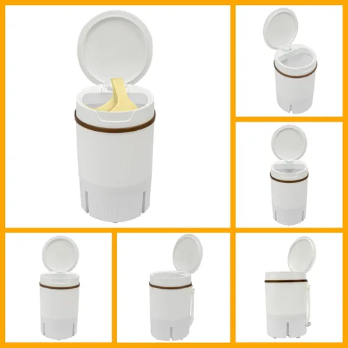 Vista 5 de Mini lavadora, secadora compacta portátil de 260 W, capacidad de 4.5 l/1.19 galones con cesta de deshidratación, para dormitorio, viajes, ropa
