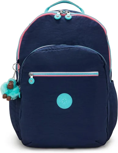 Vista 11 de Kipling Seoul Go - Mochila extra grande, Azul (Bridal Blue), Mediana