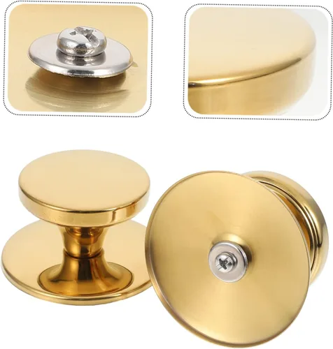 Vista 7 de Juego de 4 piezas de mango de tapa para olla, mango de olla, perillas de cubierta de tapa, kit de reparación universal de repuesto para cazuela