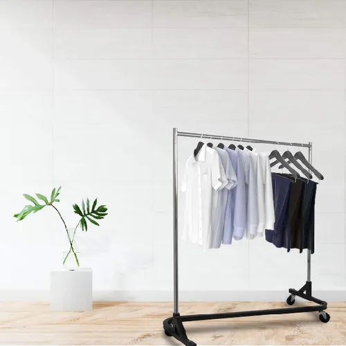 Vista 7 de perchero resistente para ropa de carga de 400 libras Estante de ropa de alta resistencia en Z Rack - Perchero rodante para el hogar, exhibición al