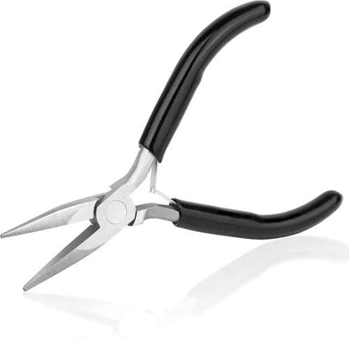 Vista 8 de Billbotk Alicates de Punta de Aguja para Hacer Joyería, Alicates de Punta Larga para Artesanía, Alicates de Punta de Aguja para Hacer Joyería