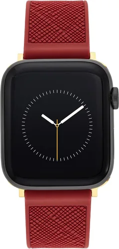 Vista 8 de Anne Klein Correa de silicona a la moda para Apple Watch, segura, ajustable, repuesto de correa de Apple Watch, se adapta a la mayoría