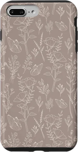 Vista 12 de Butterfly Meadow - Carcasa para iPhone 16, diseño botánico de flores silvestres