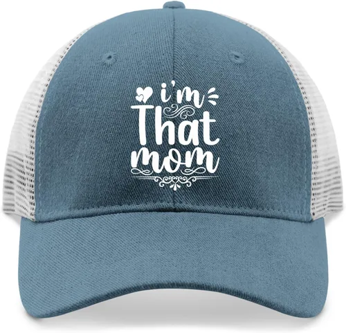Vista 9 de devor Cap I'm That mom Baseball Caps for Women Graphic Denim Caps Adjustable