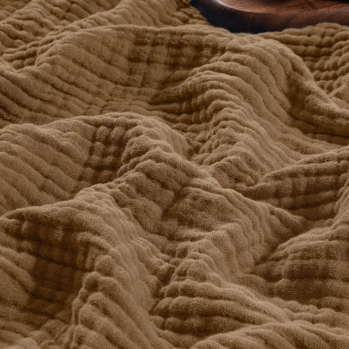 Vista 26 de PHF - Manta de muselina 100 % algodón, de 50 x 60 pulgadas, de 4 capas, de gasa ligera, transpirable, manta minimalista suave como una nube