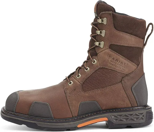 Vista 2 de Ariat Botas de trabajo Overdrive con punta cuadrada de 8 pulgadas de ancho para hombre