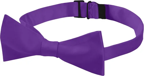 Vista 2 de Jacob Alexander Pajarita de color liso para hombre, Negro