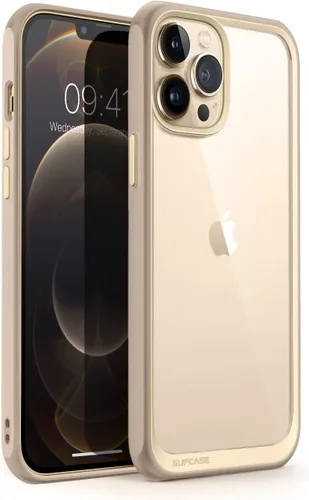 Vista 9 de SUPCASE Unicorn Beetle Style Series - Funda para iPhone 13 Pro Max (versión 2021) 6.7 pulgadas, funda protectora híbrida transparente (negro)